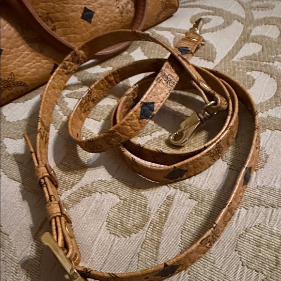 MCM mini Boston with detachable straps with COA preowned - Picture 15 of 16